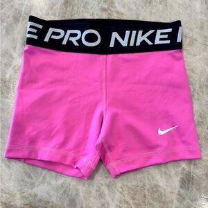 Nike Girls Dmall Pink Pro Shorts